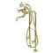Kingston Brass CCK246K2 Freestanding Clawfoot Tub Faucet Package with Supply Line, Polished Brass CCK246K2 - alternate 1